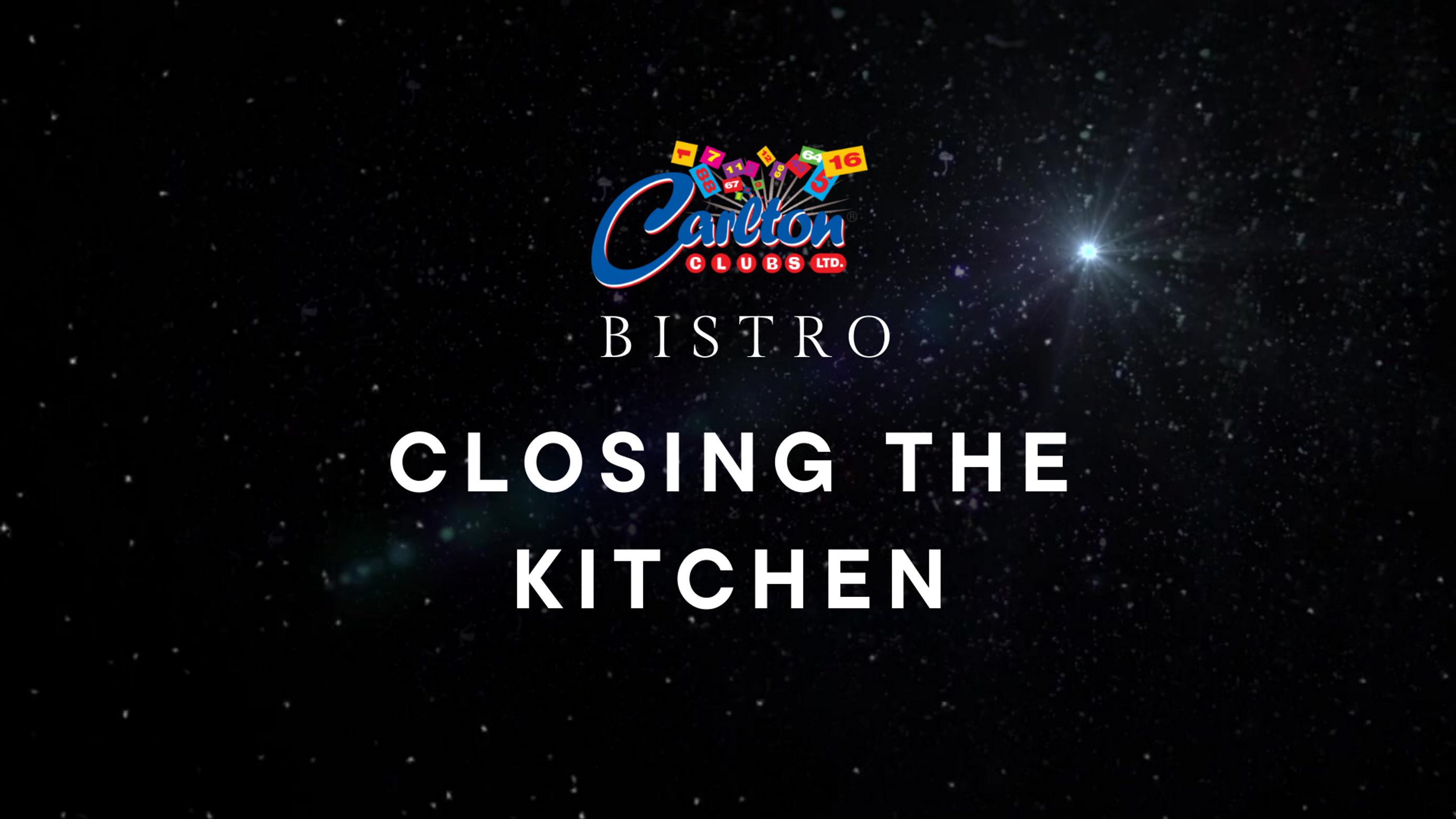 Bistro - Closing the Kitchen